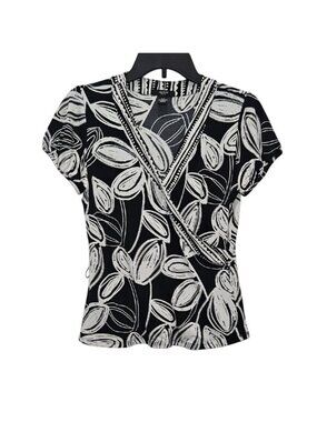 Alfani Petite Wrap Front Blouse Petite XS Women's Career Office Business Casual